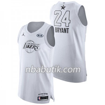 NBA Mænd Trøje Los Angeles Lakers Kobe Bryant 24 2018 All Star Jordan Brand Hvid Swingman